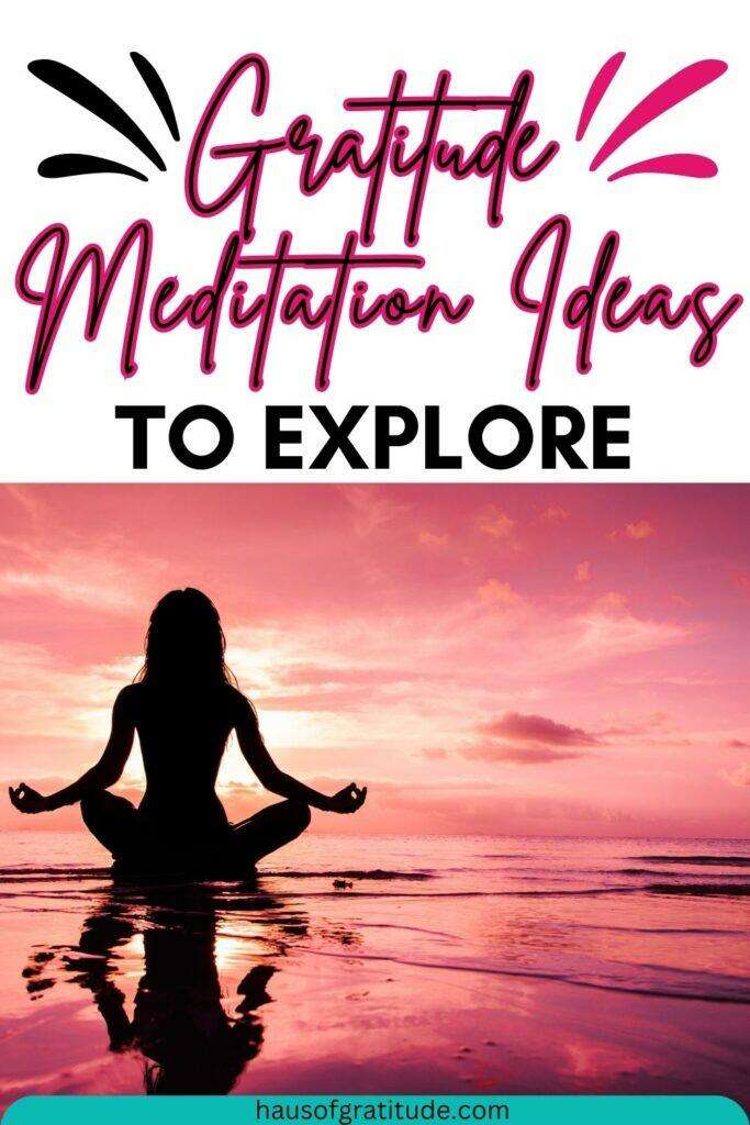 Woman in meditation posture