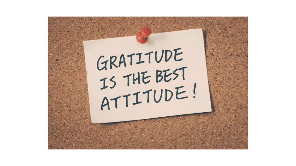 gratitude is the best attitude image