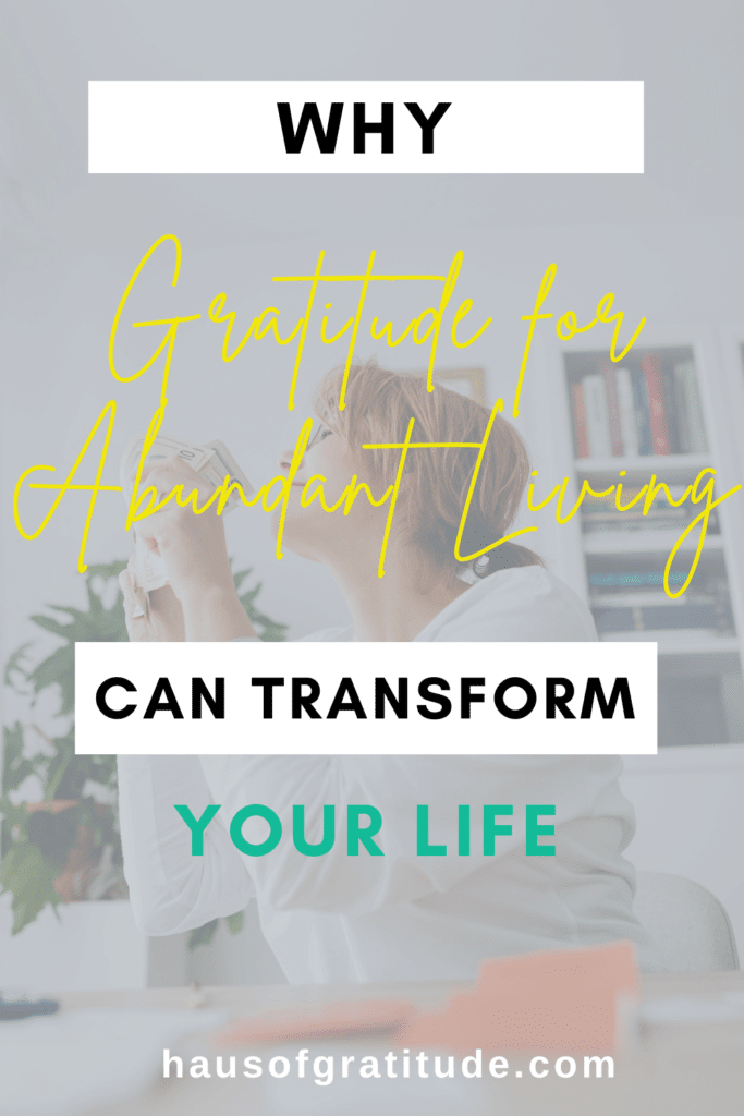 gratitude for abundant living